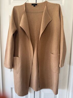 J.Crew Juliette collarless sweater-blazer cardigan